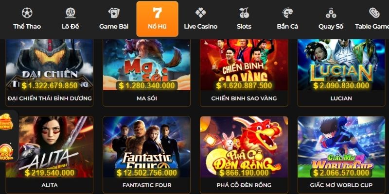 Debet Nổ hũ: Chơi nổ hũ đổi thưởng thả ga hấp dẫn 4 Nổi bật với kho game và đồ họa sinh động