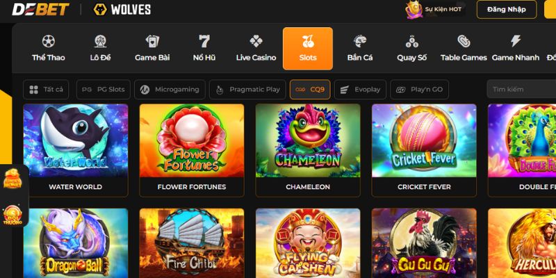 Debet Slots: Sân chơi quay hũ giải trí đỉnh cao 4 Các nhà cung cấp game Slots hàng đầu tại Debet